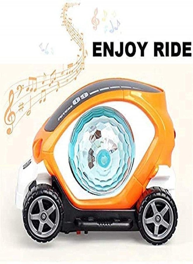 Manos 09 Future car with Musical & Flashing Light Stunt car Toy for Kids | Stunt Car 360 Degree Rotating Toy for Kids Bump and Go Action for Kids (Multicolour-Pack of 1) - Image 2